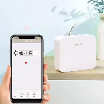 Xiaomi SEABIRD Etichetă Bluetooth Imprimantă Termică Imprimantă de Etichete de Tip C de Încărcare a Bateriei de Viață Mini Portabil Stick-ul Imprimantei