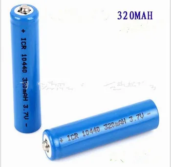2 buc/lot de Înaltă calitate, 3,7 v 10440 baterie cu litiu lanterna tigara electronica 320MAH AAA baterie reîncărcabilă