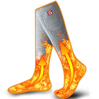 Iarna Unisex Șosete Încălzite Electric cu Acumulator Kit pentru Cronic Picioarele Reci Termic Cald Tricotat de Bumbac Sox