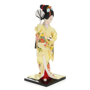 12 Inch Retro Japonez Kabuki Papusa Kimono Statuie Figurine Ornamente Meșteșugurilor de Artă Cadou pentru Casa Hotel Birou Dulapuri Decor