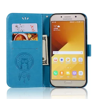 Coque Portofel Caz Pentru Samsung Galaxy A7 2017 Acoperi Capa Flip Piele Stand SmartPhone Etui Pentru Samsung A7 2017 A720 PU Fundas
