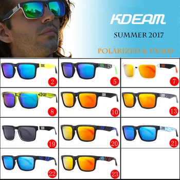 KDEAM Durabil Ușor Polarizat ochelari de Soare, Toate-fit Dimensiune Ochelari de Soare Barbati Acoperire Obiectiv de a Minimiza efectul de Orbire Greu de Caz Incluse Stil