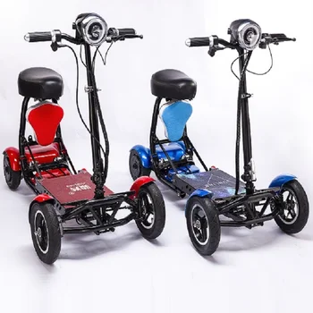 Cu handicap patru roți două locuri de mobilitate pliere scuter electric litiu mini smart kids pliere scuter electric pentru adulți