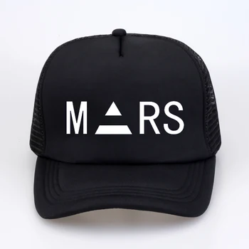 De vară Șapcă de Camionagiu Nou 30 de secunde Pentru Marte Tipărite Capac de Moda Bumbac trupa de Rock Fan Bărbați Femei Baseball Capac Plasă Tata Pălărie