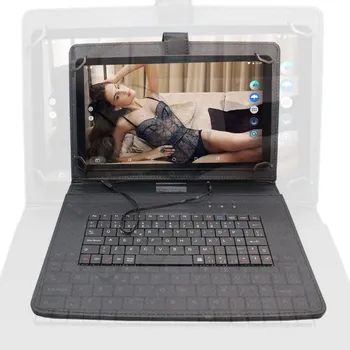 10.1 inch Q1198A Tablet PC cu tastatura Originale Android 6.0 1 GB+16 GB 1024 x 600 Tableta WIFI Bluetooth Compatibil HDMI