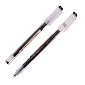 Japonia și coreea style papetărie Școală de Scris stilou Dropshipping Bine bunuri 0.5 mm Negru de cerneală pix cu Gel de capacitate Mare refill