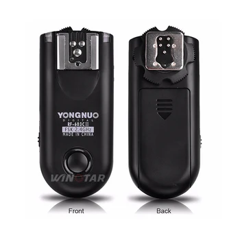 YONGNUO RF-603 II C3 Radio-Telecomanda Wireless Flash Trigger pentru Canon 50D 40D 7D/7D Mark II/6D/6D Mark II/5D Mark IV / III /II, 1DS