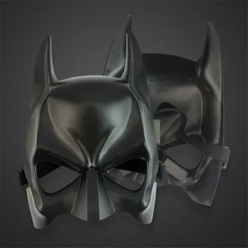 1buc Halloween copii de Jumatate Fata de Batman Masca Negru Masquerade Dressing Măști de Partid Cosplay Costum Masca Petrecere Festival Consumabile