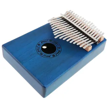 Slade 17 Cheie Kalimba Singur Bord Mahon Degetul mare Pian Mbira Naturale Mini Tastatura Instrument cu 7pcs Accesorii