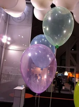 Cristal de culoare Baloane Clar Transparent baloane Nunta Consumabile 10inch 50pcs/lot Roz Albastru Petrecerea de Ziua Decor