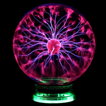Noutate De Sticlă Magie Minge De Plasmă Inch Masă Lumini Sfera Veioza Copii Cadouri Pentru Crăciun Magic Cu Plasmă Lampa De Noapte Fierbinte În 2020#9