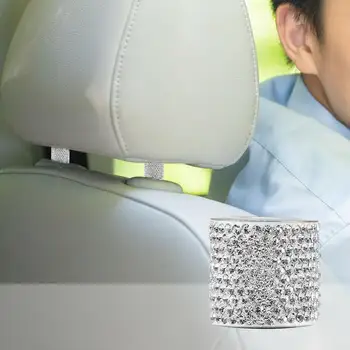 Universal 4buc Diamond Stras de Cristal Scaun Auto Tetiera Guler Decor Farmece Auto Accesorii de Interior