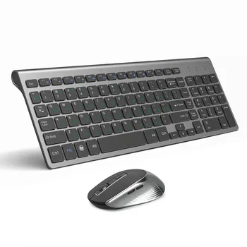 JOYACCESS rusă Wireless Keyboard Mouse-Set Ergonomic Mouse-ul PC Mause Tăcut Butonul de pe Tastatură și Mouse-ul Combo 2.4 G pentru Laptop PC