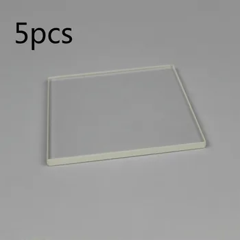 5pcs de cuarț transparentă placă de sticlă 30x30x1mm sticlă de cuarț placă pătrată