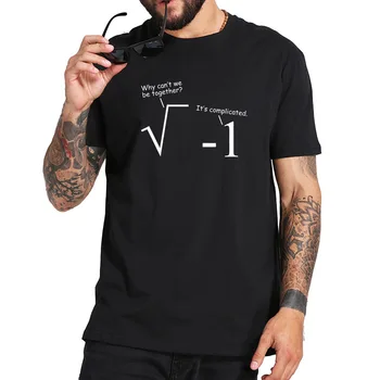 Amuzant Camasi Tocilar Matematică Glumă tricou Negru din Bumbac Tricou de Design Creativ Topuri Tee UE Dimensiunea