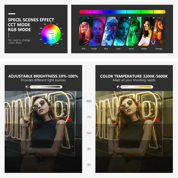 Neewer 19inch RGB LED-uri de Lumină Inel cu Stand,60W Estompat Bi-Color pentru Selfie Machiaj Salon de Twitch Blogging-ul Video de pe YouTube de Fotografiere