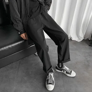 Mens Negru Coreean Pantaloni Harem 2021 Japoneză Streetwear Joggeri Harajuku Pantaloni De Trening Hip Hop Casual Pantaloni Plus Dimensiune