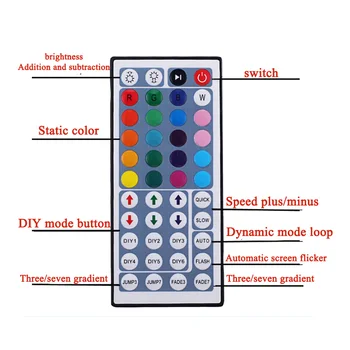 5050 de muzică Bluetooth colorate goale bord, rezistent la apa 30 lumini/m 12V lumina ambientala led strip