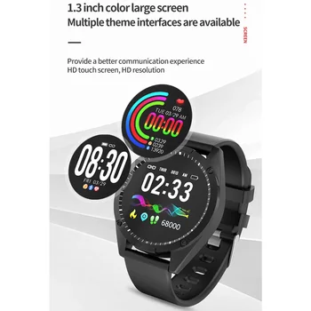 Ceas inteligent G50 Bărbați Tensiunii Arteriale Fitness Tracker rezistent la apa Bratara Femei Ceas Inteligent Ecran Color iOS Android Smartwatch