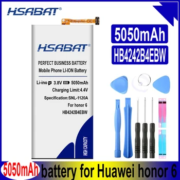 HSABAT 5050mAh HB4242B4EBW Telefon Mobil, Acumulator pentru Huawei honor 6 4X 7i che2-l11 H60-L01 H60-L02 H60-L11 H60-L04