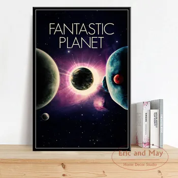 Fantastic Planet La Planete Sauvage Sci-fi Film Clasic Postere Si Printuri Panza Pictura Imaginile De Pe Perete Decor Acasă
