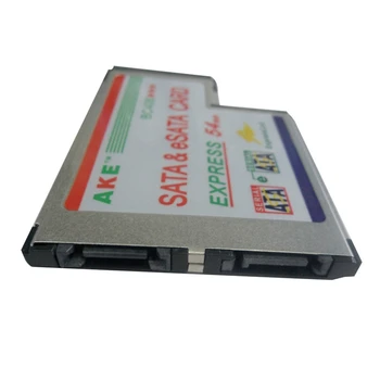 Express pentru Esata +Sata card eSATA II notebook 2-a generație adaptor card PCMCIA Card
