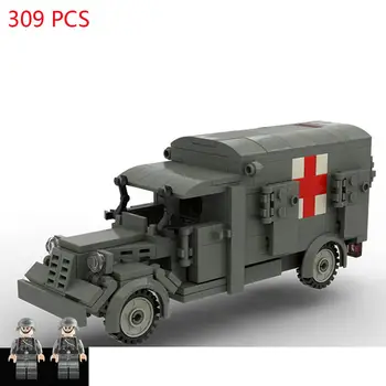 Fierbinte militare WW2 technic Germania transport aprovizionare comandă tratament Medical vehicule mini armata cifre război Blocuri de cărămizi jucarii
