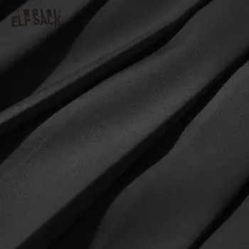 ELFSACK Negru Solidă Talie Mare Casual Femei Preppy Fuste Mini de Vară 2020 ELF Verde Pur Lanț coreean Doamnelor de zi cu Zi Jk Jos