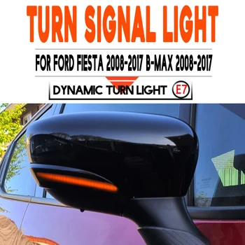 2 buc Pentru Ford Fiesta 2008-2017 B-Max 2008-2017 Dinamic Lumina de Semnalizare cu LED Oglinda Laterala Indicator Lampă de Semnalizare
