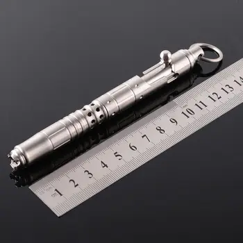 Practice Solide Din Aliaj De Titan Gel Ink Pen Retro Acțiune Șurub Instrument De Scris De Aprovizionare