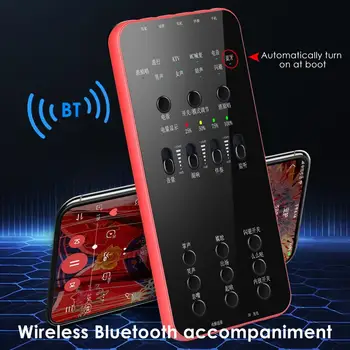 Universal Audio Externe Microfon Cască Webcast Live placa de Sunet sunet electric de Difuzare pentru Telefon Computer PC