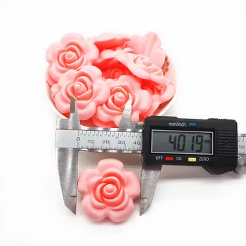 Chengkai 10BUC Silicon Trandafir Floare Margele DIY Copil Suzeta Dummy Dentitie Masticabile de asistenta Medicala de Bijuterii Pandantiv Jucării Teether Șirag de mărgele
