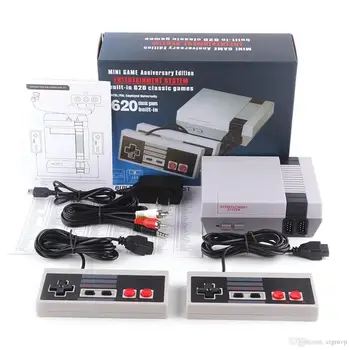 Mini NES Ieșire AV Mini TV Portabil Retro Clasic Joc Video Consola de Built-in de 620 de jocuri pentru 4K TV PAL & NTSC