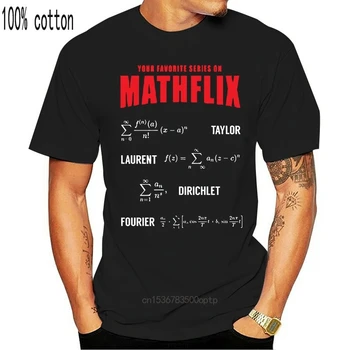 Barbati maneca Scurta tricou Mathflix Matematica Tricou Femei t-shirt