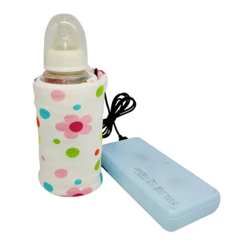 USB Lapte Sau Apă Caldă de Călătorie Pentru copil Copil Copil Cărucior Izolate Sac Copil Nou-născut de Îngrijire Sticla Încălzire Convenabil