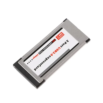 De mare Viteză PCI-E PCI Exprss La 2 Port USB 3.0 Expresscard de 34 mm Card Convertor Adaptor
