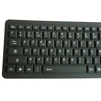 Landas Silicon French Keyboard Pentru Notebook Laminate rezistent la apa cu Cablu de Silicon Tastatură franceză spaniolă Pentru Desktop PC