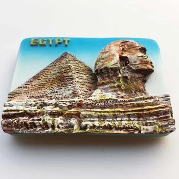 Egipt suveniruri turistice clădire punct de reper sfinxul stereo autocolante magnetice frigider