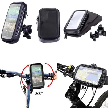 Telefon rezistent la apa Sac de Motociclete Biciclete cu Titularul Clip Stand Pentru Samsung Pentru iPhone Mobile Caz de Protecție Suport GPS