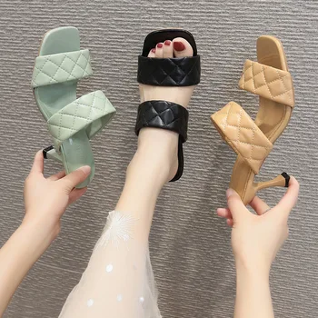 Bonjean Brand de Lux Pantofi Papuci de casă din Piele PU pentru Femei Sandale Casual Plat Slide-uri de Vară în aer liber pe Plajă Feminin Flip Flops