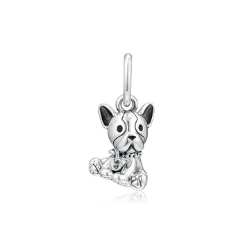 Puppy Dog & Cat Charms Plutitoare pentru Argint 925 Bratari Bijuterii de Moda animal de Companie de Familie Argint Farmecele pentru a Face Bijuterii DIY Minunat