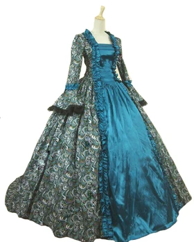 Secolul Epocă Bila Neagra Victorian Gothic Lolita rochie/Război Civil Southern Belle, rochii de Halloween