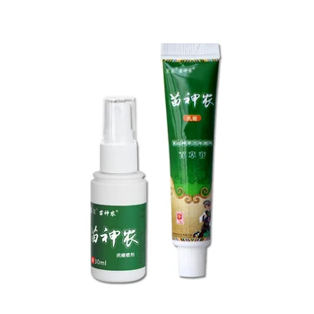 15g+30ml Piele Psoriasi Spray Puternic Tratament Eficient pentru Psoriazis Dermatite Eczematoid Eczeme piele Medicina Chineză Crema de Piele