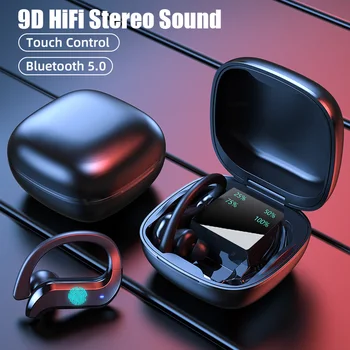 MD03 TWS Cască Bluetooth V5.0 Touch Control Stereo Sport Căști Fără Fir De Reducere A Zgomotului Mini Pavilioane Pentru Xiaomi, Huawei