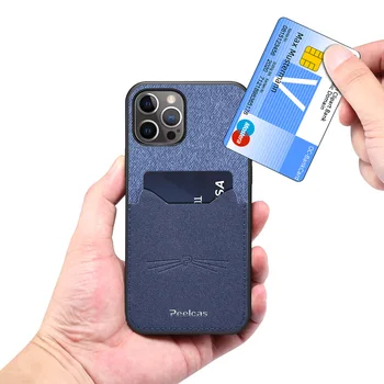 Anti-alunecare Slot pentru Card Telefon Mobil Sac pentru Iphone 12 Pro Max Mini Precise Decupaj cel Mai bun Caz de Protecție Carcasă