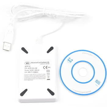 USB ACR122U-A9 NFC Cititor de Scriitor duplicator RFID Smart Card + 5 buc UID Schimbătoare Carduri + 5pcs UID Breloc +1 SDK CD