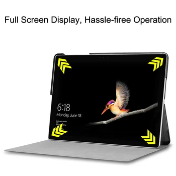 Pentru Microsoft Surface Pro X SurfaceProX ProX 2019 Tableta Caz Ultra subțire de Suport Cu Pix Slot Bracket Flip din Piele Acoperi