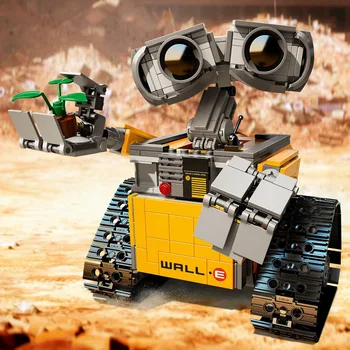 Disney Seria Star Wars WALL E Robot 687Pcs Idei Model kit de Constructii Blocuri de Cărămizi Educația Copiilor Jucarii si Cadouri 16003 DIY