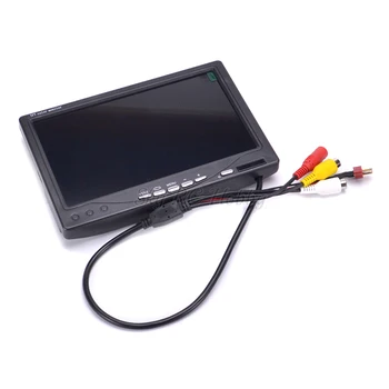 NOU 7 inch LCD TFT rezolutie de 1024 x 600 Monitor cu T plug Ecran Monitor FPV Fotografie Stație de la Sol Pentru RC Părți QAV-R 220mm QAV-X