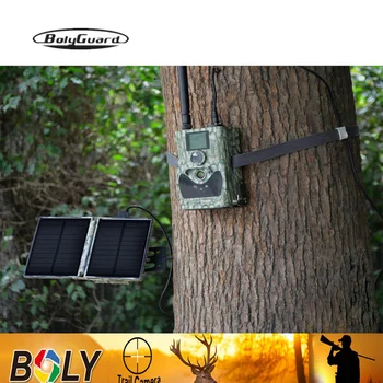 Camera de vânătoare Panou Solar drumeții Încărcare Accessproes Mobile Power Bank în aer liber, Camera de telefon de vânătoare Încărcător Solar